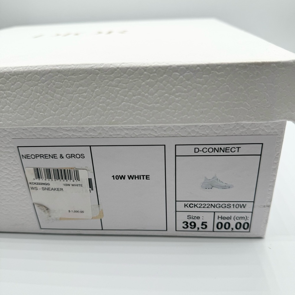 NEW Christian Dior White D-Connect Lace Up Sneakers Trainers Shoes - Picture 7 of 11